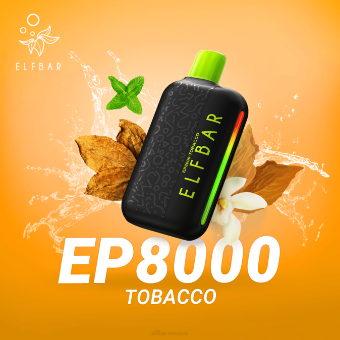 vape desechable nuevos soplos ep8000 tabaco ELFBAR B0ZZ61